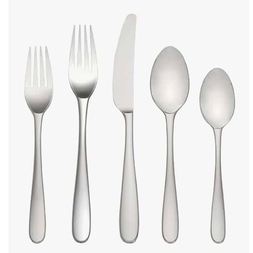 NEW Lenox Stratton 65 Piece Flatware Set 18/10 Stainless Steel Service for 12
